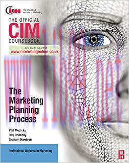 (PDF)CIM Coursebook: The Marketing Planning Process 1st Edition