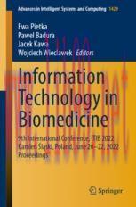 [PDF]Information Technology in Biomedicine: 9th International Conference, ITIB 2022 Kamień Śląs...