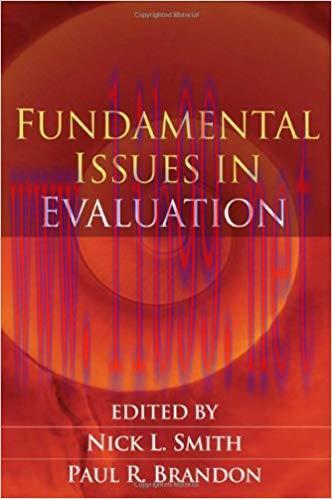 (PDF)Fundamental Issues in Evaluation 1st Edition