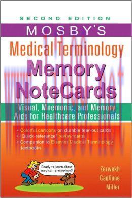 [AME]Mosby&rsquo;s Medical Terminology Memory NoteCards, 2nd Edition