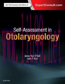 [AME]Self-Assessment in Otolaryngology (ORIGINAL PDF from_ Publisher)