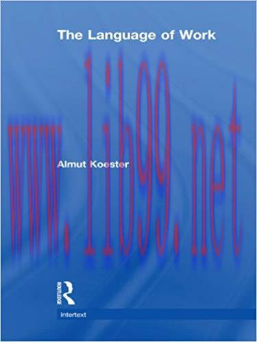 The Language of Work (Intertext) 1st Edition,