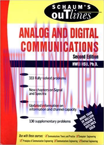 Schaum&rsquo;s Outline of Analog and Digital Communications 2nd Edition,