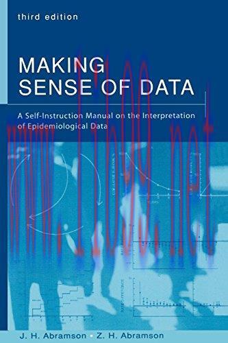 [AME]Making Sense of Data: A Self-Instruction Manual on the Interpretation of Epidemiological D...