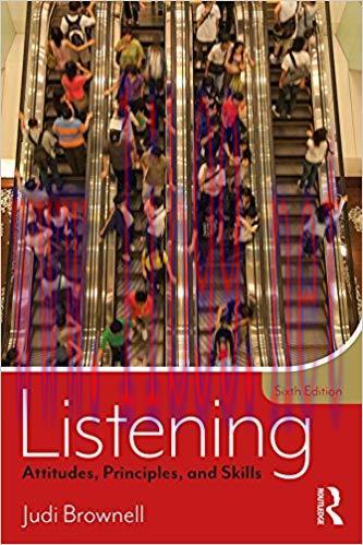 Listening: Attitudes, Principles, and Skills 6th Edition,