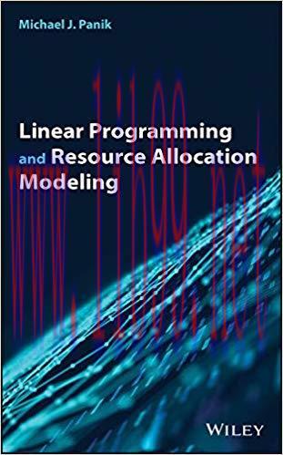 (PDF)Linear Programming and Resource Allocation Modeling 1st Edition