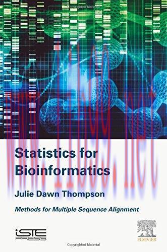 [AME]Statistics for Bioinformatics: Methods for Multiple Sequence Alignment (PDF)