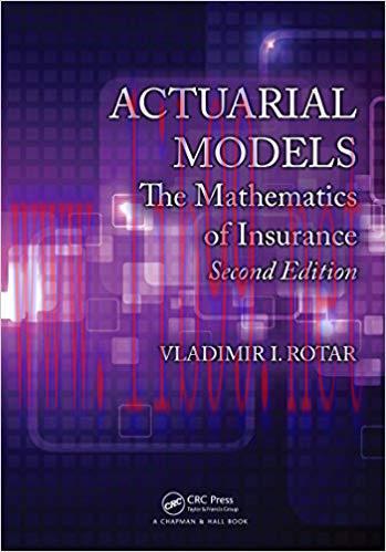 (PDF)Actuarial Models: The Mathematics of Insurance, Second Edition 2nd Edition
