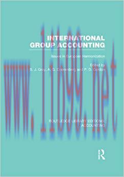(PDF)International Group Accounting (RLE Accounting): Issues in European Harmonization (Routled...