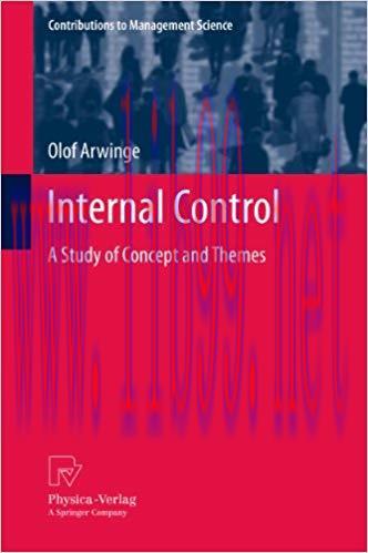 (PDF)Internal Control: A Study of Concept and Themes (Contributions to Management Science) 2013...