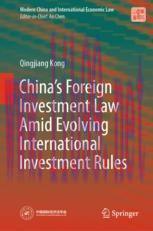 [PDF]China&rsquo;s Foreign Investment Law Amid Evolving International Investment Rules