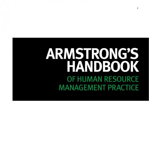 Armstrong's Handbook of Human Resource Management Practice 12th Edition