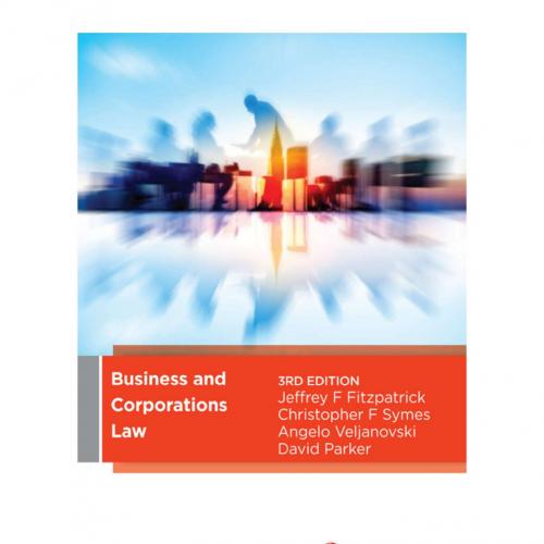 Business and Corporations Law 3rd edition - Wei Zhi