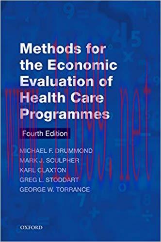 (PDF)Methods for the Economic Evaluation of Health Care Programmes (Oxford Medical Publications...