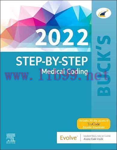 [AME]Buck&rsquo;s Step-by-Step Medical Coding, 2022 Edition (Original PDF)