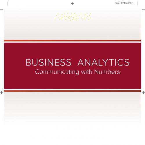 Business Analytics 1st By Sanjiv Jaggia