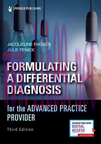 [AME]Formulating a Differential Diagnosis for the Advanced Practice Provider, 3rd Edition (Orig...