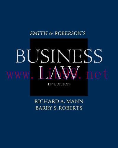[FOX-Ebook]Smith and Roberson's Business Law, 15th Edition