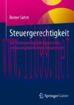 [PDF]Steuergerechtigkeit: Die Besteuerungsprinzipien eines verfassungskonformen Steuerrechts