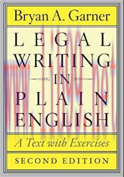 (PDF)Legal Writing in Plain English, Second Edition: A Text with Exercises (Chicago Guides to W...