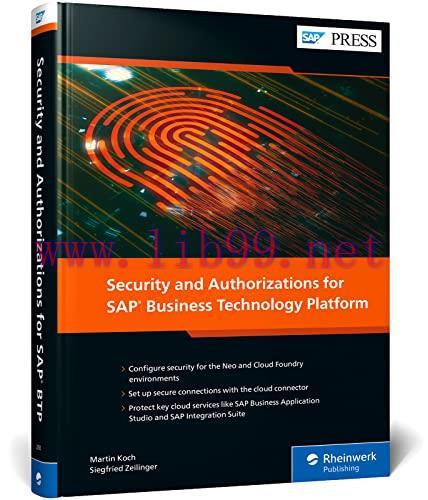 [FOX-Ebook]Security and Authorizations for SAP Business Technology Platform