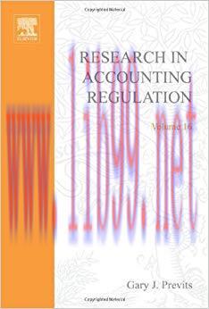 (PDF)Research in Accounting Regulation (ISSN Book 16) 1st Edition
