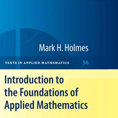 Introduction to the foundations of applied mathematics 1th - Wei Zhi