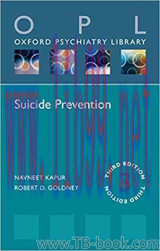 Suicide Prevention 3rd Edition by Navneet Kapur