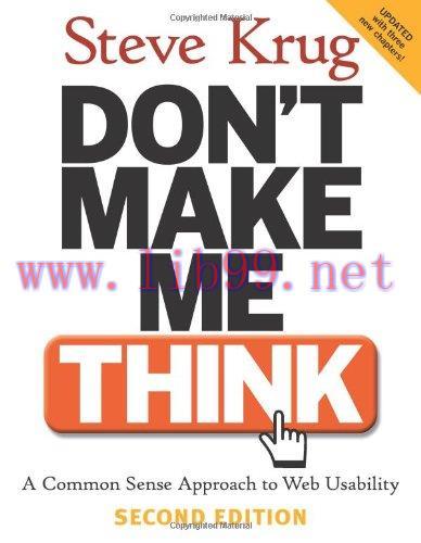 [FOX-Ebook]Don't Make Me Think: A Common Sense Approach to Web Usability, 2nd Edition