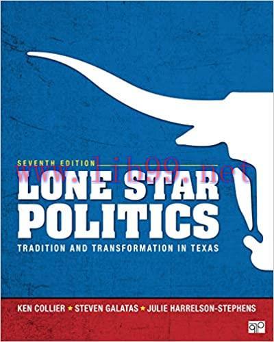(PDF)Lone Star Politics: Tradition and Transformation in Texas