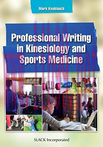[AME]Professional Writing in Kinesiology and Sports Medicine