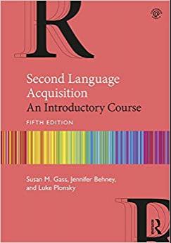 (PDF)Second Language Acquisition An Introductory Course