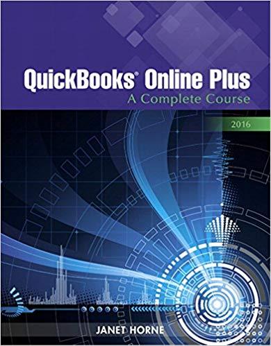 (Test Bank)QuickBooks A Complete Course 2016 by Janet Horne.zip