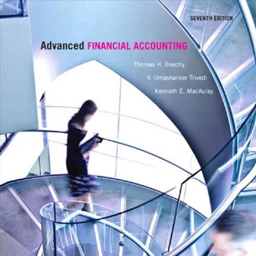 Advanced Financial Accounting 7th Edition by BeechyThomas