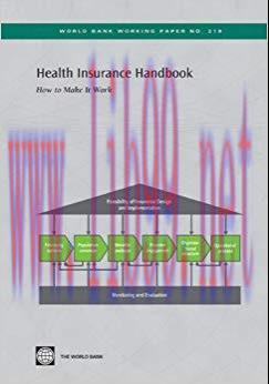 (PDF)Health Insurance Handbook (World Bank Working Papers 219) 1st Edition