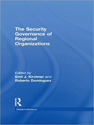 (PDF)The Security Governance of Regional Organizations (Global Institutions Book 58)