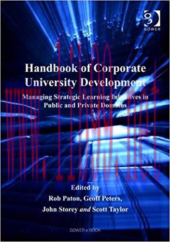 (PDF)Handbook of Corporate University Development: Managing Strategic Learning Initiatives in P...