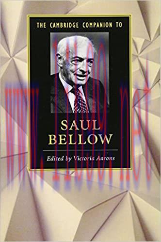 (PDF)The Cambridge Companion to Saul Bellow (Cambridge Companions to Literature)