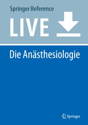 Die An&auml;sthesiologie