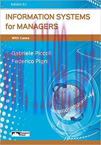 [EPUB]Information Systems for Managers with Case Studies, 3rd Edition,