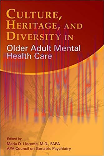 [PDF]Culture, Heritage, and Diversity in Older Adult Mental Health Care
