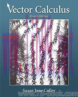 Vector Calculus 4th Edition Susan J. Colley 课本