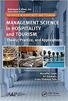 (PDF)Management Science in Hospitality and Tourism Theory, Practice, and Applications (Advances...