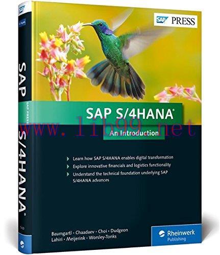 [FOX-Ebook]SAP S/4HANA: An Introduction