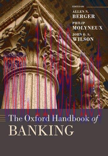 (PDF)The Oxford Handbook of Banking (Oxford Handbooks)