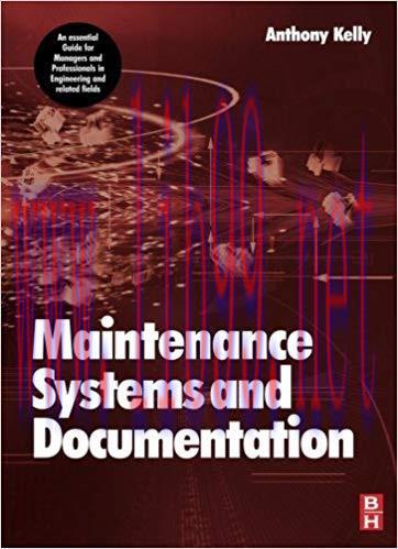 (PDF)Maintenance Systems and Documentation 1st Edition