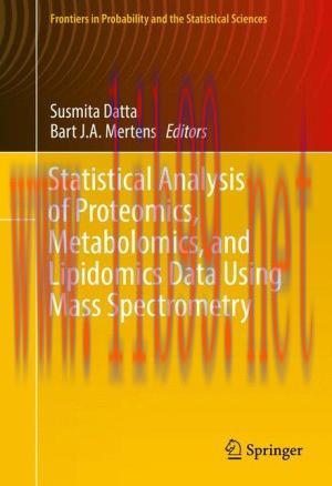 [AME]Statistical Analysis of Proteomics, Metabolomics, and Lipidomics Data Using Mass Spectrome...