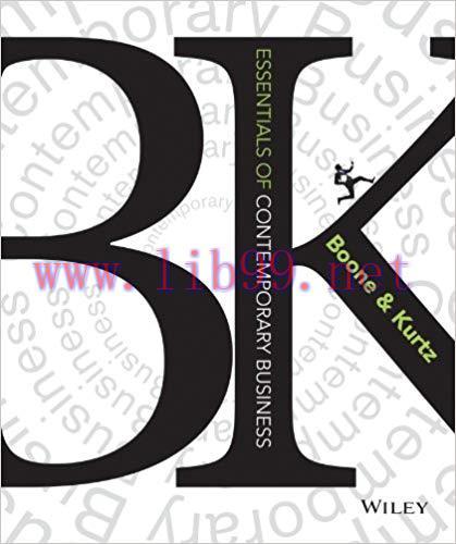 (PDF)Essentials of Contemporary Business 1st Edition