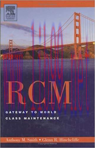 (PDF)RCM–Gateway to World Class Maintenance 1st Edition