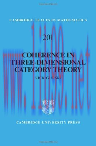 [FOX-Ebook]Coherence in Three-Dimensional Category Theory